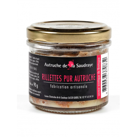 Rillettes d’autruche artisanales – Saveur fine & originale