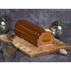 Buche glacée chocolat caramel